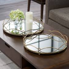 Gold Vintage Inspired Trays Mirror Tray Mirror Tray Decor Tray Decor