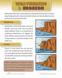 Weathering And Erosion Weathering And Erosion Earth And Space Science Second Grade Science