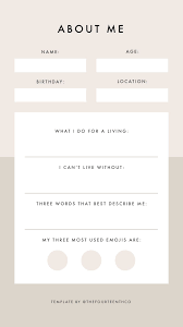 Instagram Story Template Questions About Me Instagram Story Instagram Story Template Instagram Questions