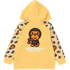 Giant 1st camo shark loose fit full zip hoodie mens. Bathing Ape Baby Milo Hoodie Buy Clothes Shoes Online
