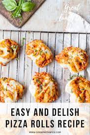 Easy Homemade Pizza Rolls Recipe Recipe Homemade Pizza Recipes Homemade Pizza Rolls