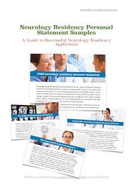 Neurology residency personal statement samples by Nikki rajak - issuu