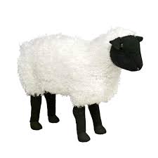 Panda Suffolk Sheep Footrest Suffolk Sheep Sheep Cute Stuffed Animals