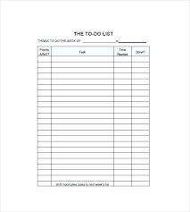 To Do List Template Spreadsheet Project Management Task – pocketapps