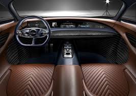Genesis Unveiled Their Luxury Electric Car Essentia Concept At The New York Auto Show Luxury Car Interior Concept Car Interior Concept Cars