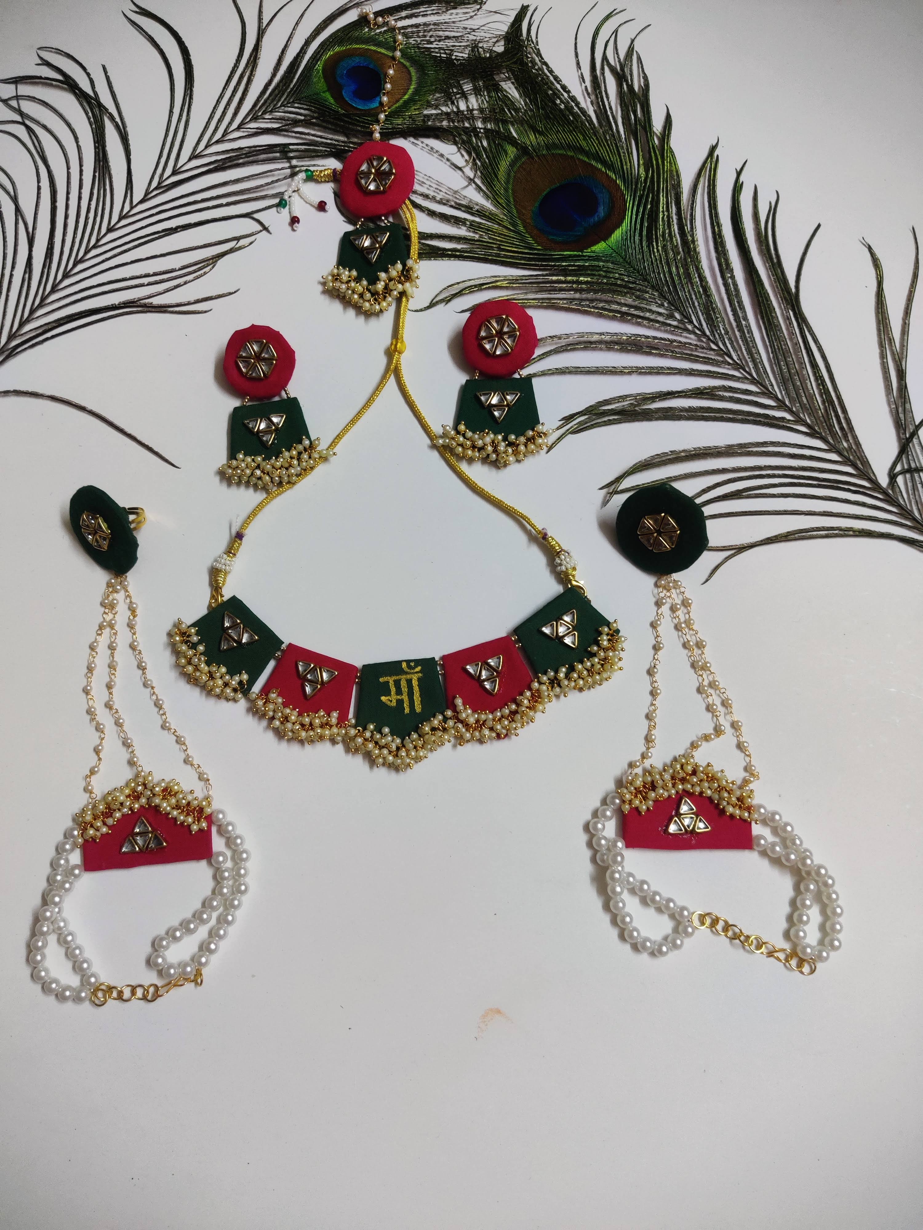 Pink and Green Baby Shower Jewellery product image