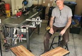 Aysymmetric leg positioning gives this classic look a. James Hetfield Is The Table One Of A Kind Coffee Tables Built By Metallica Frontman Blabbermouth Net