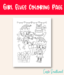 Hello and welcome to the magnificent world of the snowman coloring pages. Free Elf Coloring Pages Cassie Smallwood
