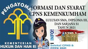 Check spelling or type a new query. Cpns 2021 Kemenkumham Buka 4558 Formasi Lulusan Sma Smk S1 Dan S2 Ahli Klik Link Halaman All Tribun Pontianak