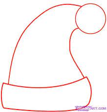 How To Draw A Santa Hat Step By Step Christmas Stuff Seasonal Free Online Drawing Tutorial A Christmas Card Crafts Baby Christmas Crafts Christmas Drawing