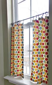 diy no sew caf curtains sweet