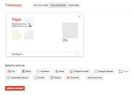 Google Lets You Download Blogger Blogs, Google+ Pages