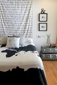 Ikea canada changed a single mom's bedroom into a quiet retreat. Bedroom Makeover Ikea Fabric Metal Trunks Chuzai Living