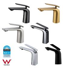 Nowadays, the mixer not only serves the water supply but is also considered as an element of decoration in the bathroom. Esperia Sleek Bathroom Basin Mixer Various Colours Homegear Australia