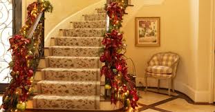 Red, burgundy and green are the common christmas colors. Christmas Decor Ideas For Stairs Modern Home Decor