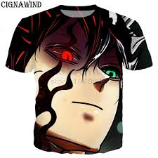 Official english account for black clover! Anime Black Shirt