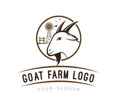 Goat Farm Logo Business Card Template The Design Love Farm Logo Farm Logo Design Goat Logo