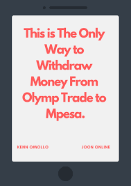 How To Withdraw Money From Olymp Trade To Mpesa Via Skrill
