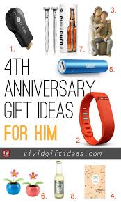 To help you narrow down the list, here are the best anniversary gifts for him. 4 Year Wedding Anniversary Gift