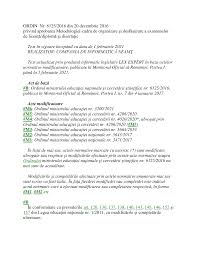 Parlamentul textul initial a fost publicat in monitorul oficial nr. Https Www Edu Ro Sites Default Files Fisiere 20articole Ordin 206125 2016 20 28reactualizat 202021 29 Pdf