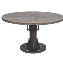 Shop reclaimed wood pedestals and other reclaimed wood tables from the world's best dealers at 1stdibs. Reclaimed Wood Round Kitchen Dining Tables You Ll Love In 2021 Wayfair
