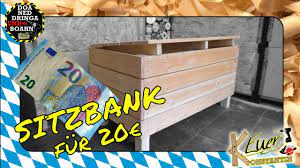Eckbank selber bauen liste der nötigen werkzeuge und materialien falls sie eine eckbank selber bauen wollen brauchen sie die folgenden materialien. Sitzbank Selber Bauen Fur 20 Schnell Gemacht Diy Low Budget Projekt Youtube