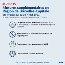 Comité de concertation en direct: Nouvelles Mesures Suite Au Comite De Concertation Du 14 Avril 2021 Coronavirus Brussels
