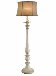 French Country Cottage Shabby Chic Floor Lamp Linen Shade Distressed Finish 60 H Shabby Chic Floor Lamp Country Floor Lamps Shabby Chic Lamp Shades
