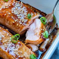 Baked Teriyaki Salmon Recipe Healthy Fitness Meals Baked Teriyaki Salmon Salmon Recipes