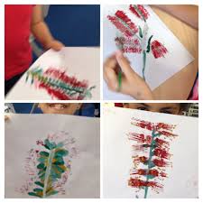 I Love Combining Art And Science This Week We Did Observational Drawings And Watercolours Of Red Bottle Brush F Art For Kids Australian Flowers Flower Drawing