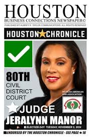 Judge Kisten Hawkins, Judge Jeralynn Manor, Judge Cheryl Thornton Are  Endorsed by the Chronicle by Aubrey R. Taylor Communications