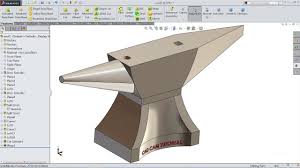 Solidworks Tutorial Sketch Anvil In Solidworks Solidworks Tutorial Solidworks Tutorial