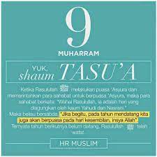 Cara Cara Berpuasa Di Hari Asyura Islamic Quotes Quran Learn Islam Hijrah Islam