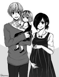 Touka Y Kaneki Posted By Zoey Thompson Those are my both fan arts from tokyo ghoul serie and manga, where i tried to imitate ishida's style since i love his style. touka y kaneki posted by zoey thompson