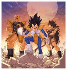 Dbz Vegeta Raditz And Nappa Katsutake Art Dragon Ball Z Dragon Ball Anime Dragon Ball