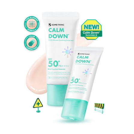 Jual SOMETHINC Calm Down® 100% Mineral Soothing Sunscreen SPF 50+ PA++++  Original Harga Terbaik