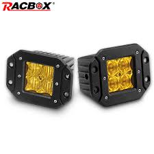 Auxiliary driving lights are designed to supplement your high beams with extended range of forward illumination for greater safety and visibility. 2x 5d Mini Square Flush Mount Led Driving Light Amber Fog Lamp Flood Spot Beam 12w Led Work Light For 4x4 Offroad Truck Suv Atv Light Bar Work Light Aliexpress