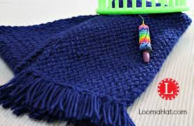 Make a set of nesting baskets to hold crafting tools, and so much more. Loom Knit Scarf On Any Loom For Beginners Loomahat Com