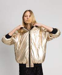 Reversible Bomber Jacket In Technical Satin