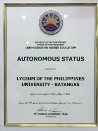 CHED Certificate
