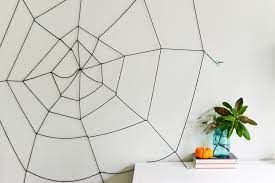 United art and education original art project: Easy Diy Halloween Yarn Spider Web
