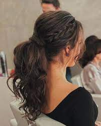 21 Stylish And Beautiful Indian Hairstyle For Saree Stylish Ponytail Messy Ponytail Hairstyles Indian Hairstyles