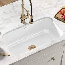 It gets great reviews on amazon and is priced at just over $200. Kraus Single Bowl Kitchen Sink 31 5