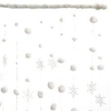 Decorazioni per finestre tutte le categorie abbigliamento alexa skill alimentari e cura della casa amazon. Tenda Di Natale Per Finestre Fiocchi E Palline Di Neve Decorazione Per Finestra Eminza