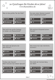 Quizfragen Fur Kinder Quiz Fur Kinder Quizfragen Fur Kinder Quiz