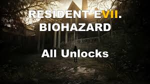 To overcome the horrors of resident evil 7: Resident Evil 7 Biohazard All Unlocks Youtube