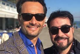 Padre Fábio de Melo almoça com Rodrigo Santoro em Lisboa e Twitter bomba de  famosos
