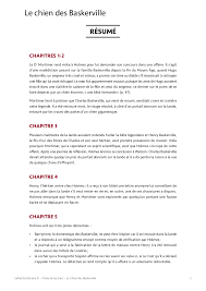 Maybe you would like to learn more about one of these? Le Chien Des Baskerville Resume Docsity
