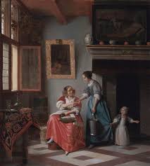 Woman Giving Money To A Servant Girl 1670 By Pieter De Hooch In 2020 Pieter De Hooch Hooch Art