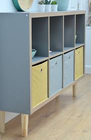 The Crazy Kitchen How To Create A Sideboard With Tapered Legs Using Ikea Kallax Kallax Ikea Ikea Furniture Hacks Bedroom Decor On A Budget